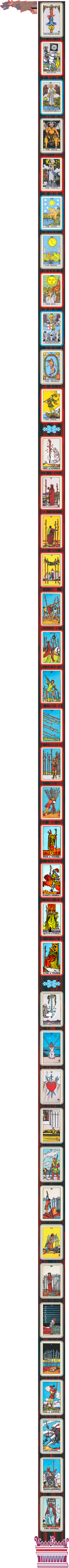 graphiic-right gargoyle and tarot cards column