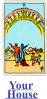 tarot card-10 of cups andtext-your house