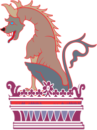 graphic-right sittling gargoyle